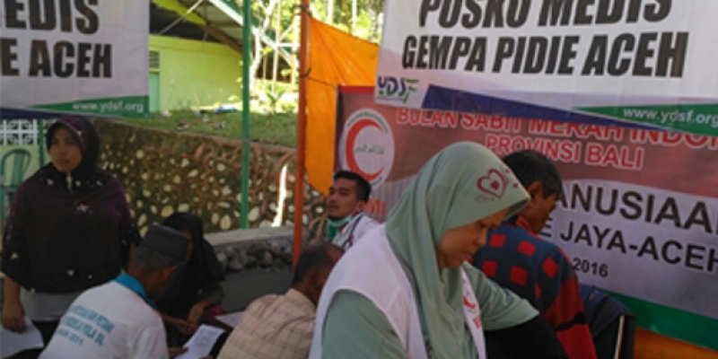 YDSF Menyediakan Posko Medis untuk Korban Aceh