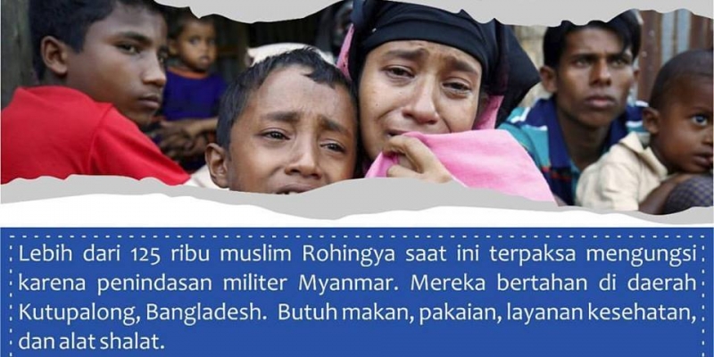 Mari Tunjukkan Kepedulian Pada Muslim Rohingya!