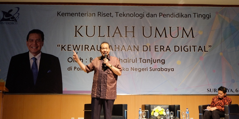 Kuliah Tamu Wirausaha Chairul Tanjung ‘Si Anak Singkong