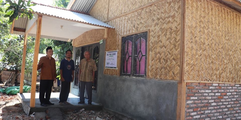 YDSF Berikan 350 Huntara untuk Korban Bencana Lombok