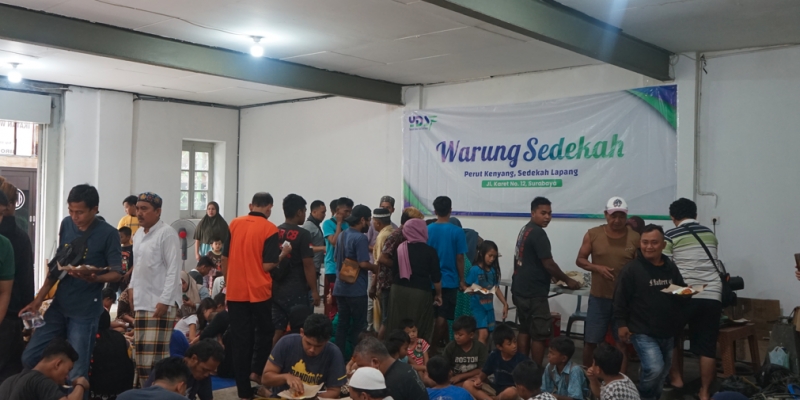 YDSF Buat Warung Sedekah, Siapapun Bisa Mampir Makan Gratis