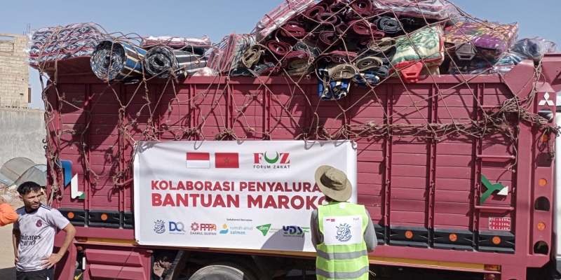 Realisasi Bantuan YDSF untuk Gempa Maroko Telah Sampai